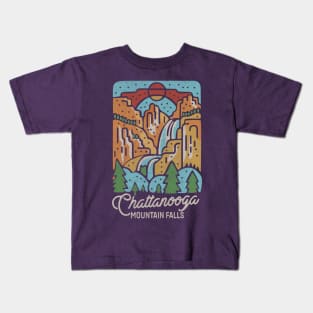 Chattanooga Mountain Falls Kids T-Shirt